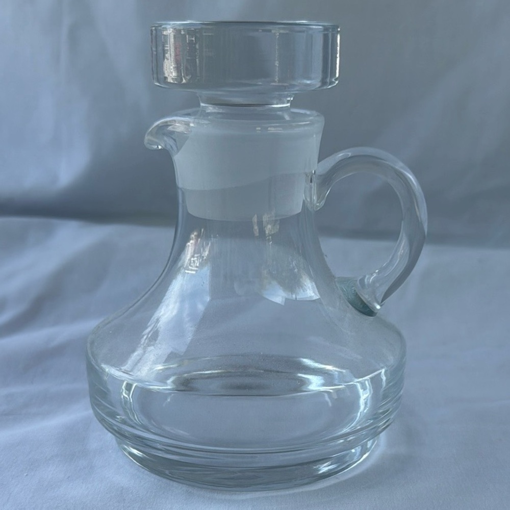 Vintage Mini Decanter for Oil, Wine or Vinegar